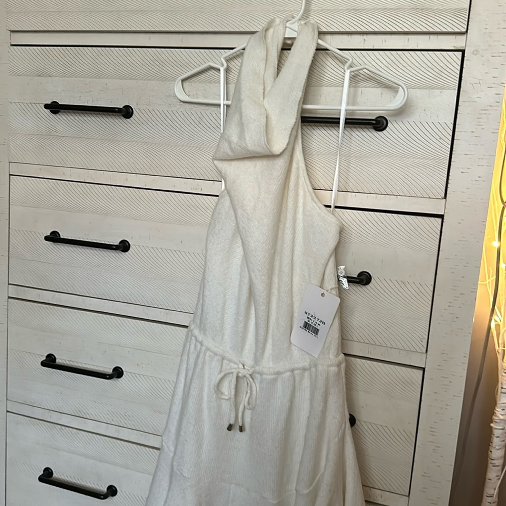 Open back, NWT, Saints and Secrets sleeveless dress.